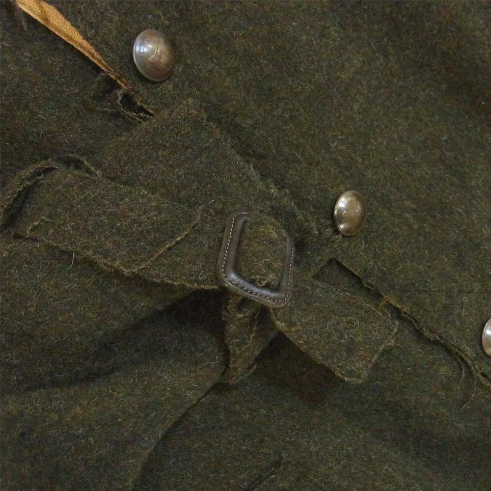 Yohji Yamamoto ヨウジヤマモト ワイズフォーメン Ys for men ウール トレンチコート モスグリーン系 3【美品】【中古】