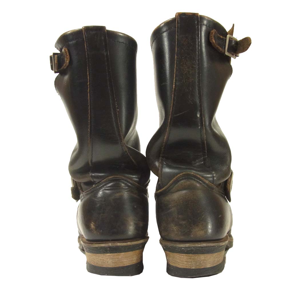 RED WING レッドウィング ANSI Z41 PT91 ブーツ 実寸約26cm アメリカ製 ブラック系 サイズ表記なし【中古】