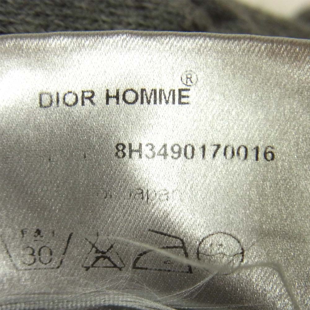 DIOR HOMME ディオールオム 8H3490170016 Bee 蜂 刺繍 ニットキャップ イタリア製 グレー系【中古】