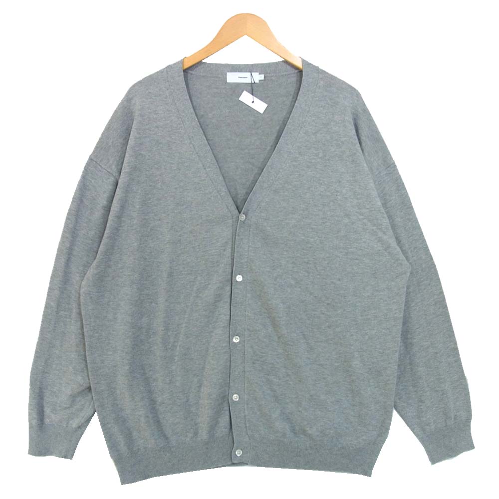 GRAPHPAPER グラフペーパー 20SS GM201-80121B Suvin Cardigan スビン カーディガン グレー系 F【中古】