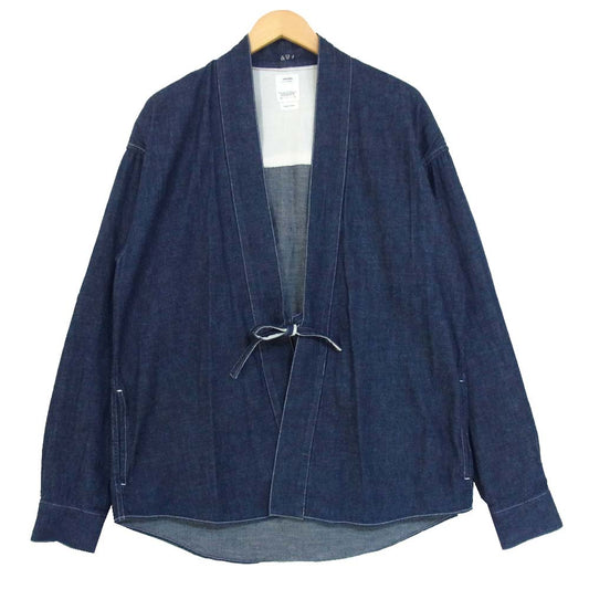 VISVIM ビズビム 20SS 119105007004 LHAMO SHIRT ONE WASH ワンウォッシュ デニム ラモ シャツ インディゴブルー系 4【美品】【中古】
