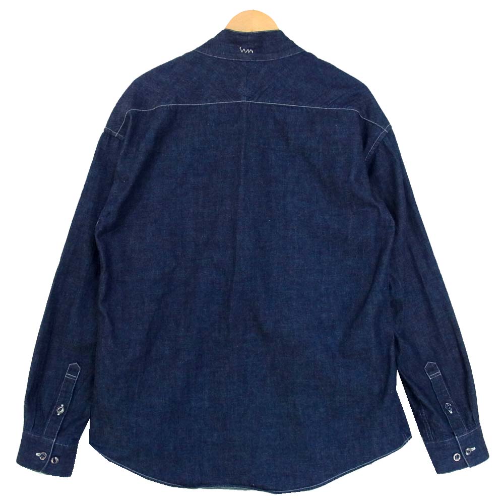 VISVIM ビズビム 20SS 119105007004 LHAMO SHIRT ONE WASH ワンウォッシュ デニム ラモ シャツ インディゴブルー系 4【美品】【中古】