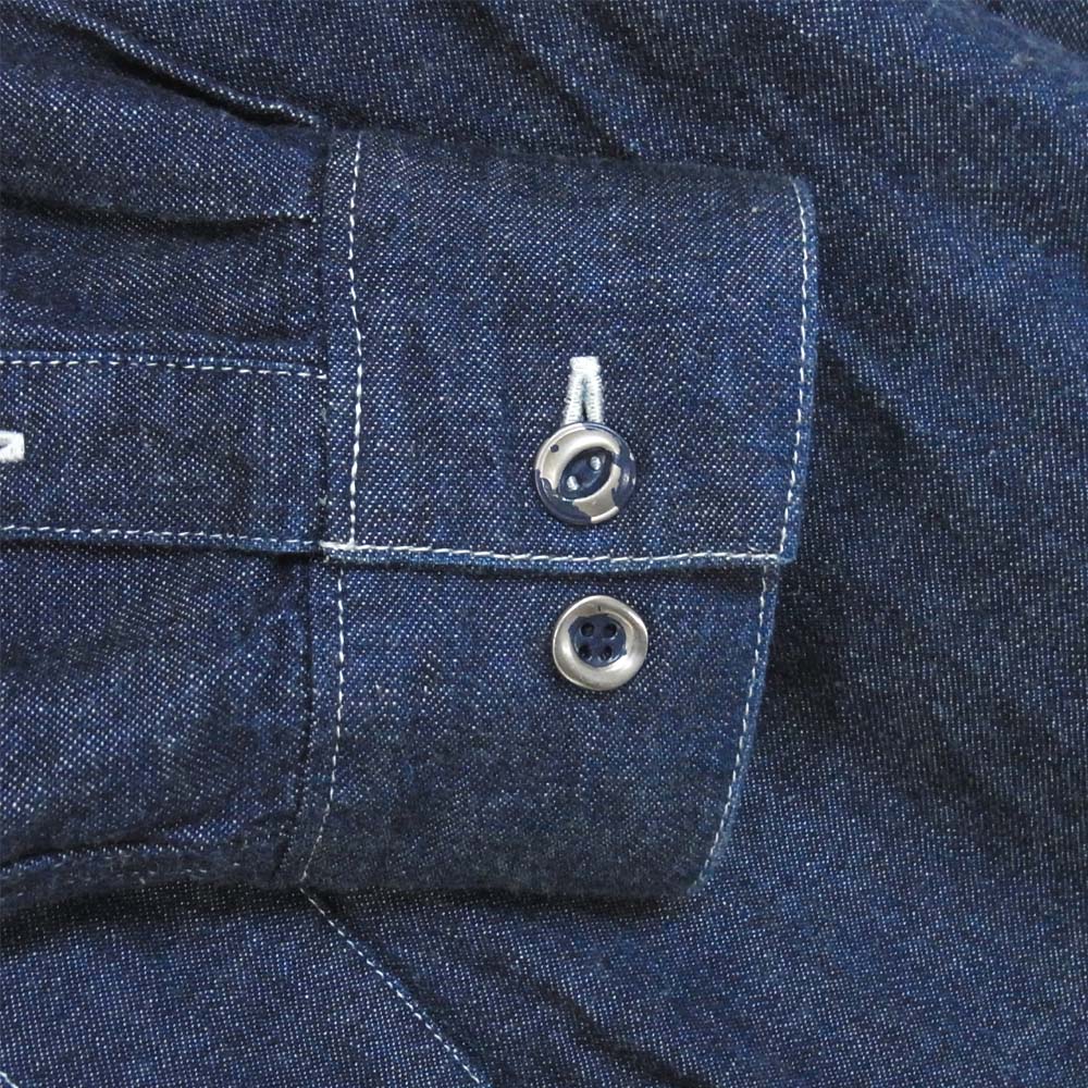 VISVIM ビズビム 20SS 119105007004 LHAMO SHIRT ONE WASH ワンウォッシュ デニム ラモ シャツ インディゴブルー系 4【美品】【中古】