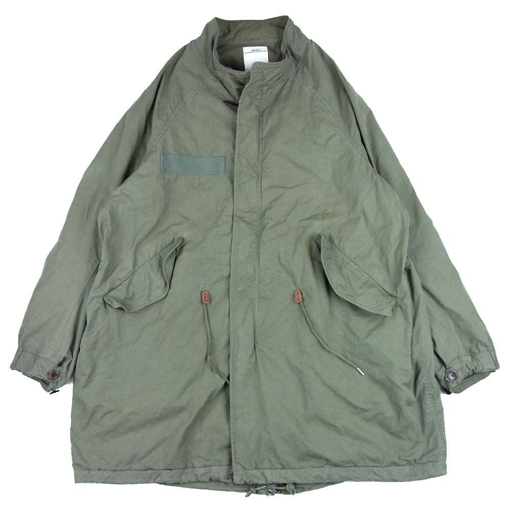 VISVIM ビズビム 18SS 118105013008 SIX-FIVE FISHTAIL PARKA フィッシュテール パーカー コート モスグリーン系 3【新古品】【未使用】【中古】