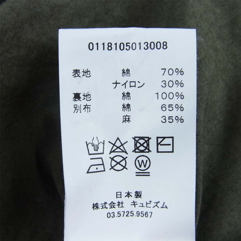 VISVIM ビズビム 18SS 118105013008 SIX-FIVE FISHTAIL PARKA フィッシュテール パーカー コート モスグリーン系 3【新古品】【未使用】【中古】