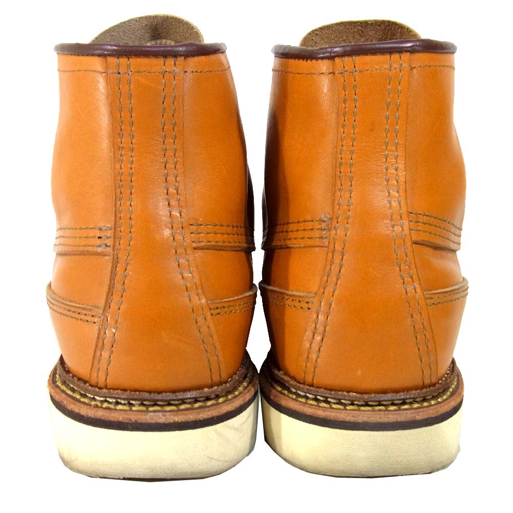 RED WING レッドウィング 9850 アイリッシュ セッター カヌー モック ゴールド ラセット セコイア 犬タグ 復刻 ライトブラウン系 8E【中古】