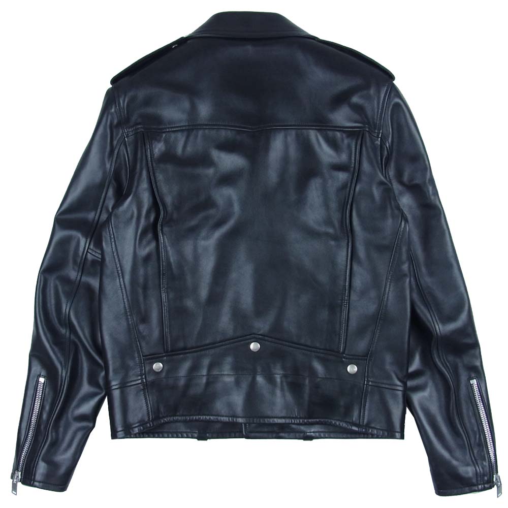 SAINT LAURENT サンローラン 13AW 330458Y5CA1 国内正規品 CLASSIC MOTORCYCLE JACKET クラシックモーターサイクルライダースレザージャケット ブラック系【美品】【中古】