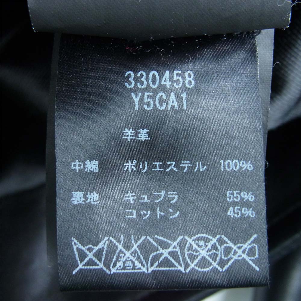 SAINT LAURENT サンローラン 13AW 330458Y5CA1 国内正規品 CLASSIC MOTORCYCLE JACKET クラシックモーターサイクルライダースレザージャケット ブラック系【美品】【中古】