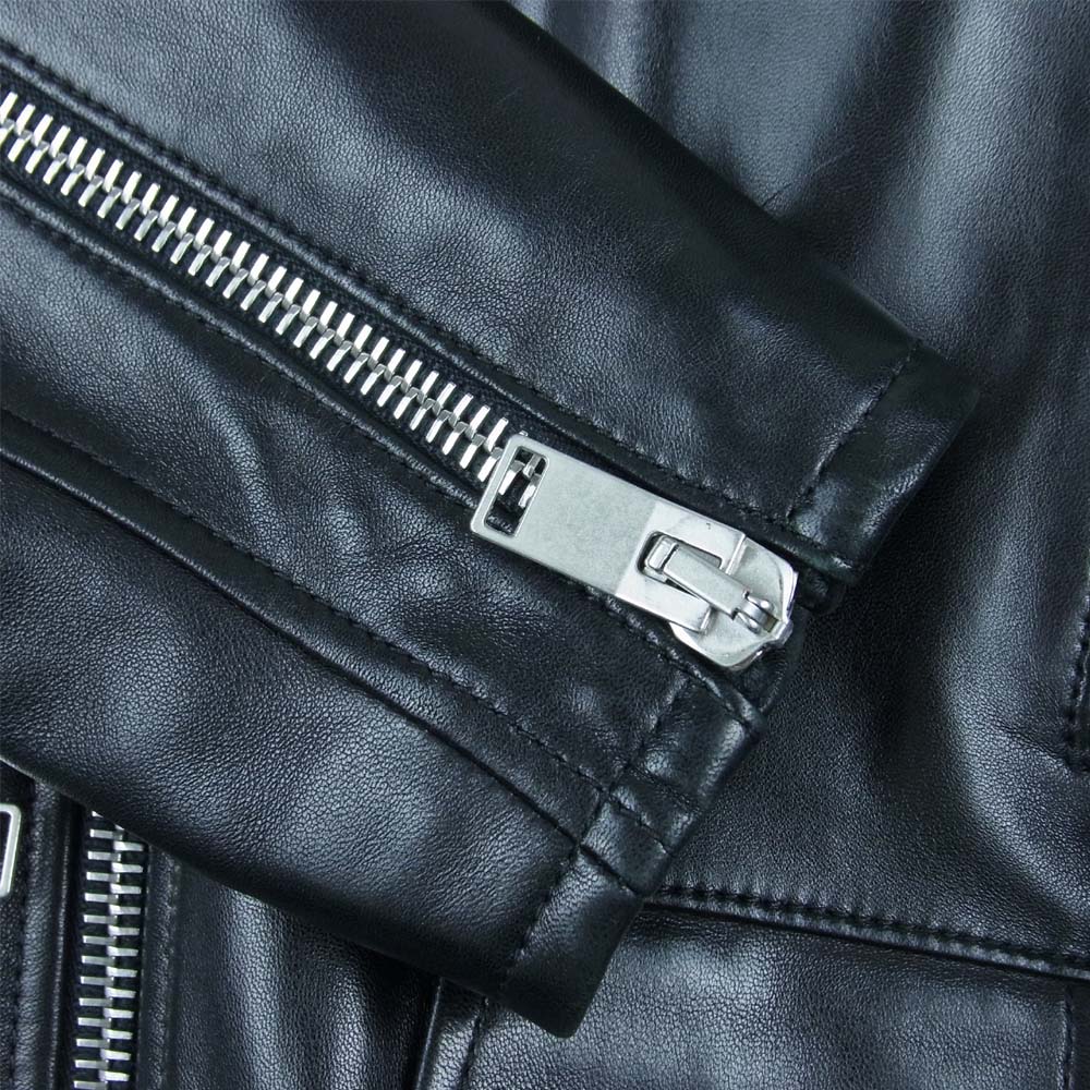 SAINT LAURENT サンローラン 13AW 330458Y5CA1 国内正規品 CLASSIC MOTORCYCLE JACKET クラシックモーターサイクルライダースレザージャケット ブラック系【美品】【中古】