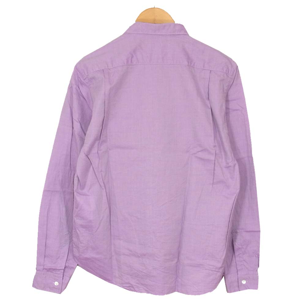 COMME des GARCONS HOMME コムデギャルソンオム HB-B050 袖 ポケット 切替 ボタンダウン チェック シャツ ピンク系 S【美品】【中古】