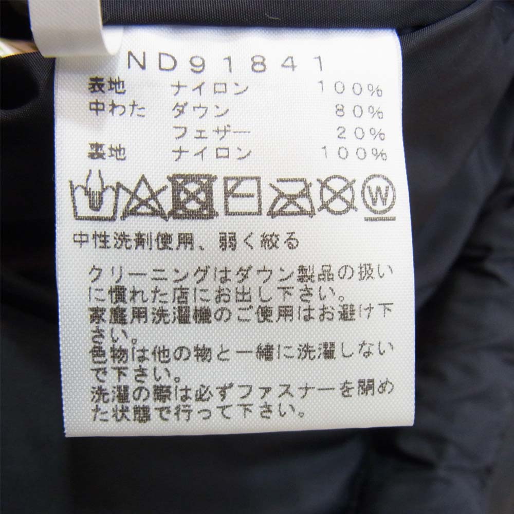 THE NORTH FACE ノースフェイス ND91841 19AW Nuptse Jacket ヌプシ ダウン ジャケット ブラック系 L【新古品】【未使用】【中古】