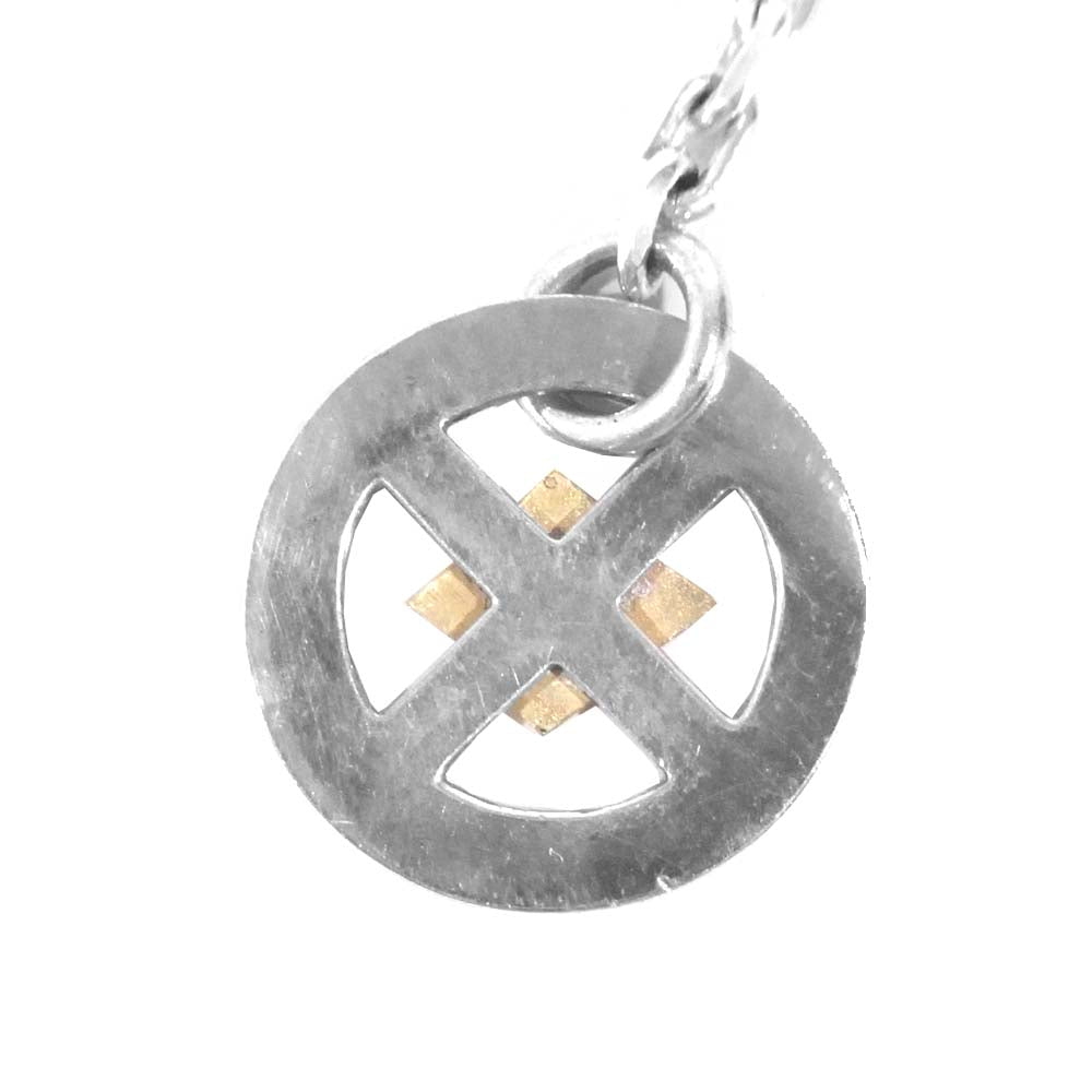 TARO WASHIMI ワシミタロウ 鷲見太郎 サンダー フック メディスン ホイール K18 アラベスクイーグルメタル シルバー チェーン シルバー系【美品】【中古】