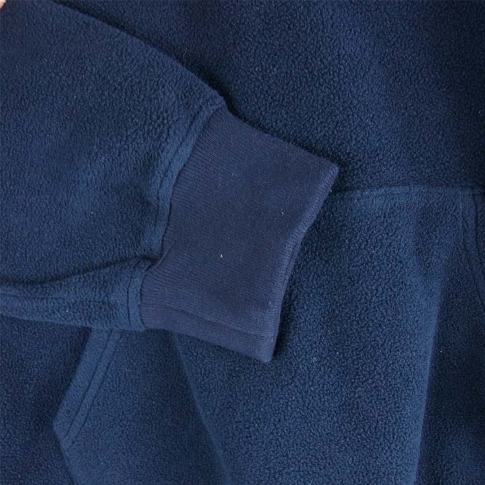 Supreme シュプリーム 18AW Polartec Hooded Sweatshirt ポーラーテック フリース パーカー ネイビー系 M【中古】