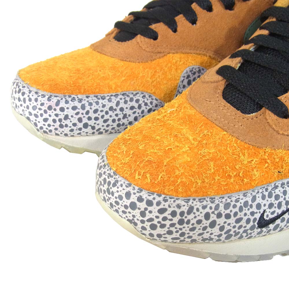 NIKE ナイキ 665873-200 AIR MAX 1 PREMIUM QS エアマックス 1 プレミアム クイックストライク FLAX/KUMQUAT-CHESTNUT US9.5【新古品】【未使用】【中古】