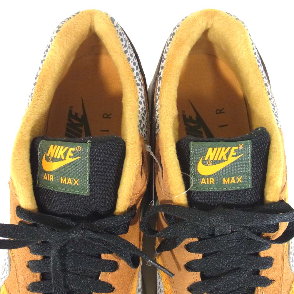 NIKE ナイキ 665873-200 AIR MAX 1 PREMIUM QS エアマックス 1 プレミアム クイックストライク FLAX/KUMQUAT-CHESTNUT US9.5【新古品】【未使用】【中古】