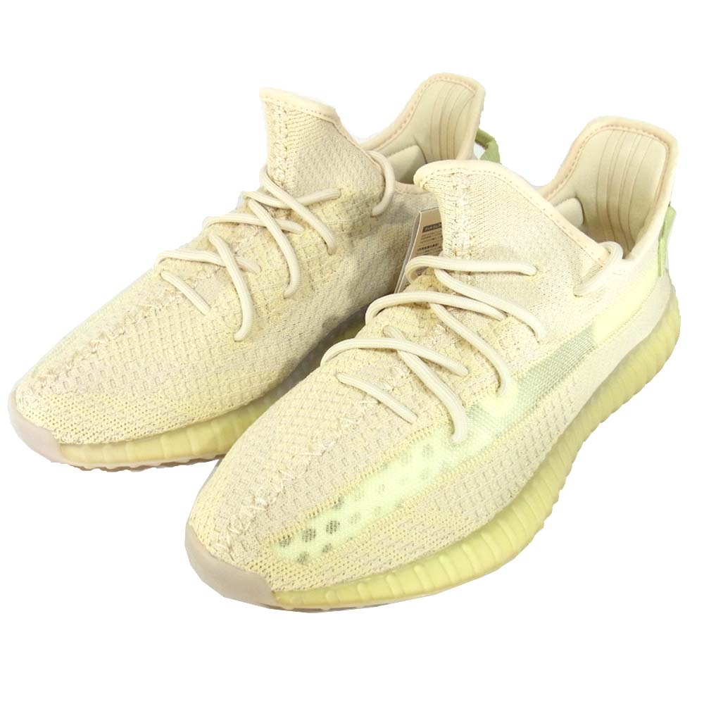 adidas アディダス FX9028 国内正規品 YEEZY BOOST 350 V2 FLAX イージーブースト 350V2 フラックス FLAX/FLAX/FLAX 27.5cm【新古品】【未使用】【中古】