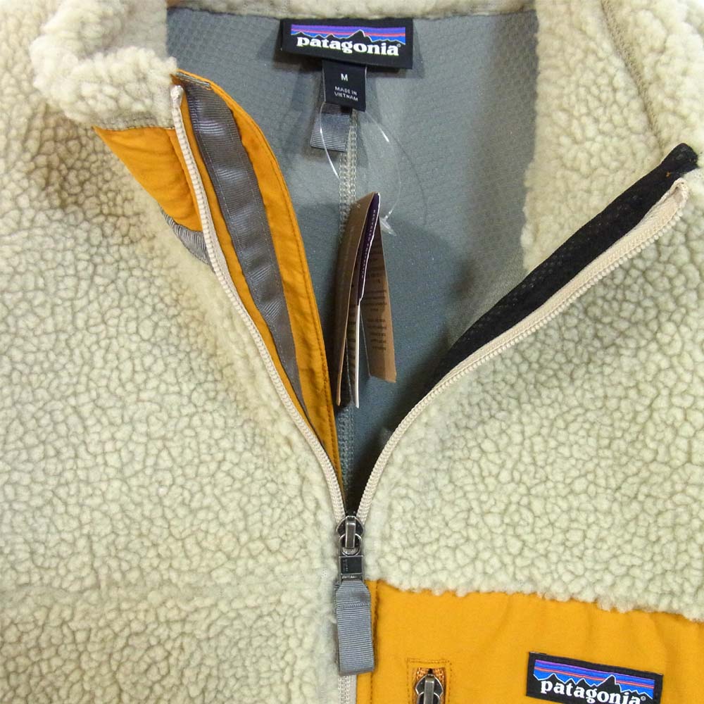 patagonia パタゴニア 23056 FA19 Classic Retro-X Jacket クラシックレトロXジャケット ベージュ系 M【新古品】【未使用】【中古】