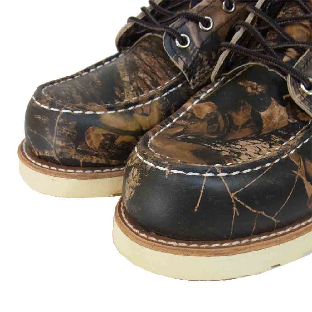 RED WING レッドウィング 8884 アイリッシュセッター 迷彩 カモフラ モックトゥ ブラウン系 8E【新古品】【未使用】【中古】