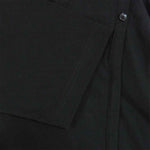 Yohji Yamamoto ヨウジヤマモト GR-T17-040 ライトボタン ストレート ロングスリーブ カットソー ブラック系 3【美品】【中古】