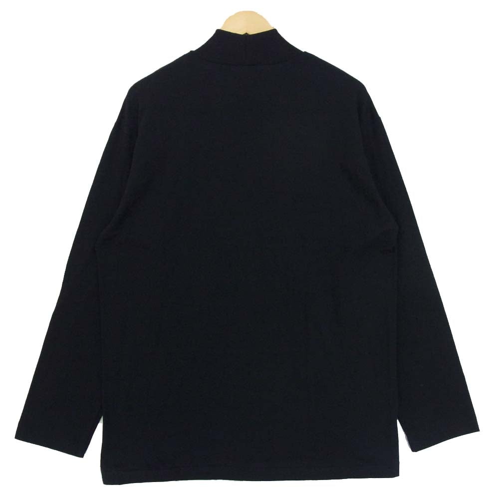 Yohji Yamamoto ヨウジヤマモト 20SS UB-T75-006-2 サイト SYTE I'm Free High Neck T-Shirt アイムフリー ハイネック 長袖 Tシャツ ブラック系 4【新古品】【未使用】【中古】