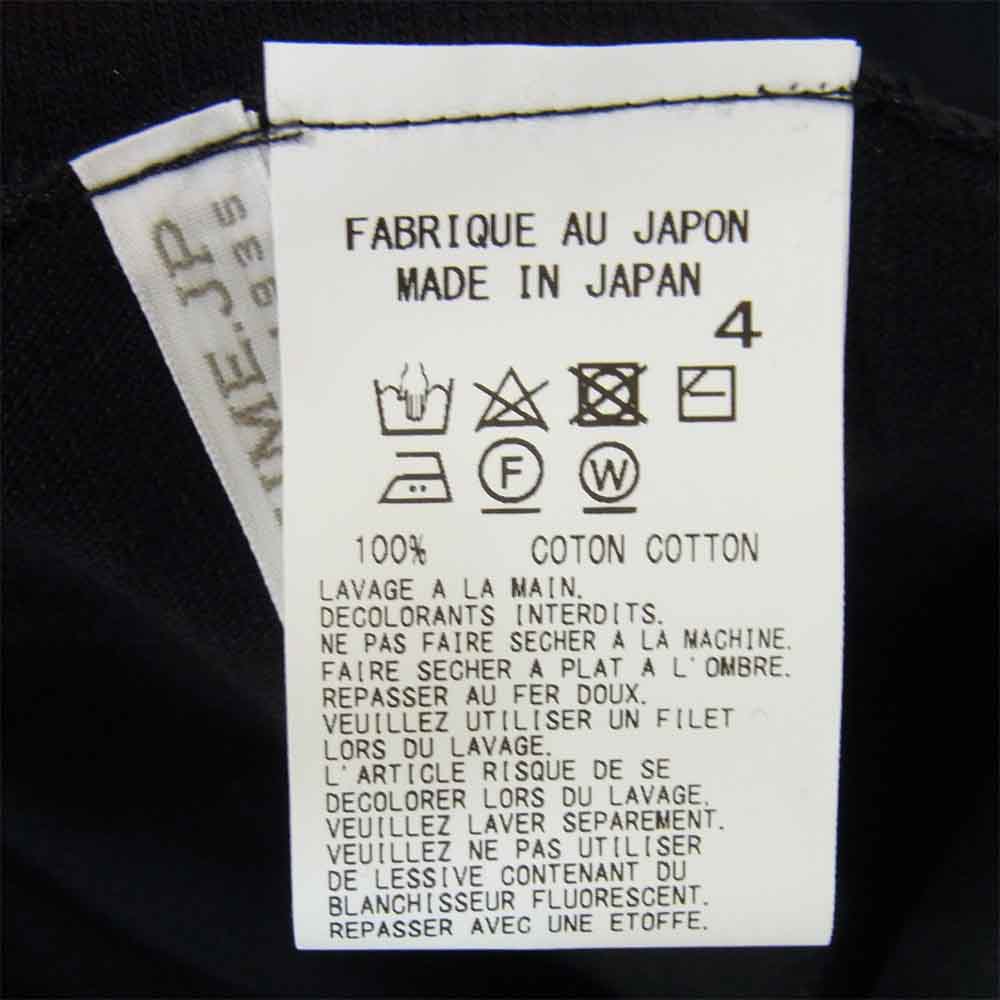 Yohji Yamamoto ヨウジヤマモト 20SS UB-T75-006-2 サイト SYTE I'm Free High Neck T-Shirt アイムフリー ハイネック 長袖 Tシャツ ブラック系 4【新古品】【未使用】【中古】