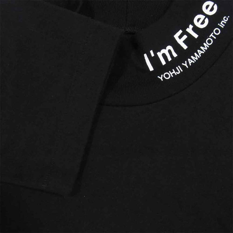 Yohji Yamamoto ヨウジヤマモト 20SS UB-T75-006-2 サイト SYTE I'm Free High Neck T-Shirt アイムフリー ハイネック 長袖 Tシャツ ブラック系 4【新古品】【未使用】【中古】