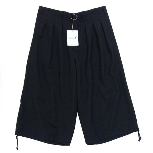 Yohji Yamamoto ヨウジヤマモト GA-P04-100-1-03 未使用品 TW Gabardine Balloon Pants ギャバジン バルーン パンツ ブラック系 3【極上美品】【中古】