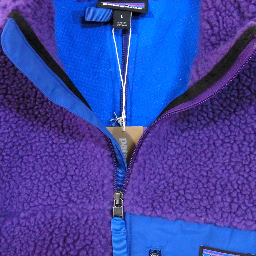 patagonia パタゴニア 23056 CLASSIC RETRO-X JACKET クラシック レトロX パープル系 L【新古品】【未使用】【中古】