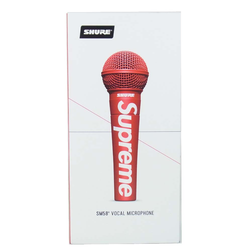 Supreme シュプリーム 20AW Shure SM58 Vocal Microphone ヴォーカルマイク レッド系【新古品】【未使用】【中古】