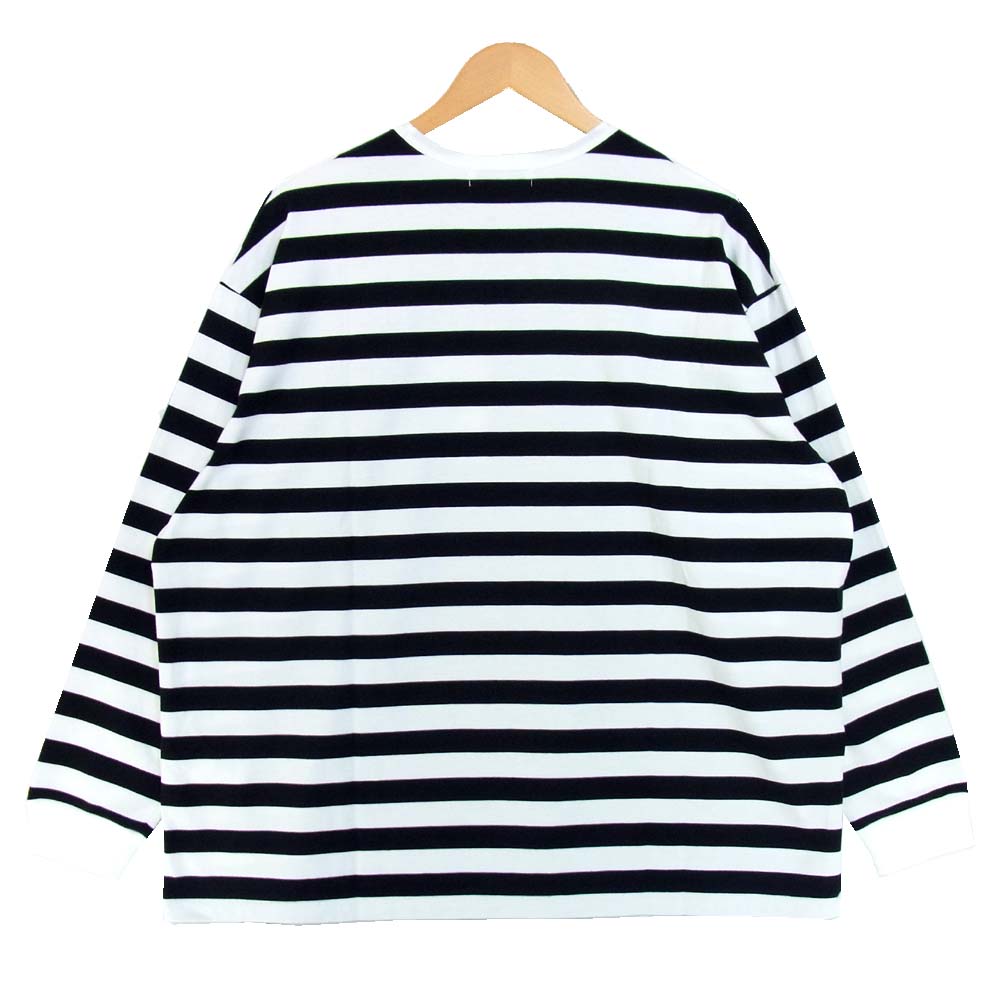 グラフペーパー 19AW GM192-70036 BORDER L/S TEE ボーダー ホワイト×ブラック系 2【新古品】【未使用】【中古】
