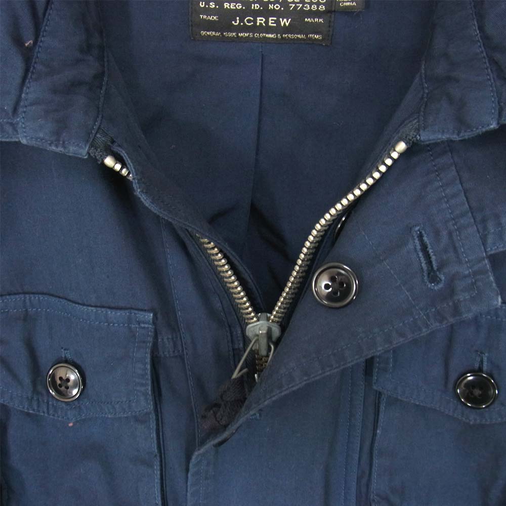 J.CREW ジェイクルー B1552 MILITARY JACKET ミリタリー ジャケット ネイビー系【中古】