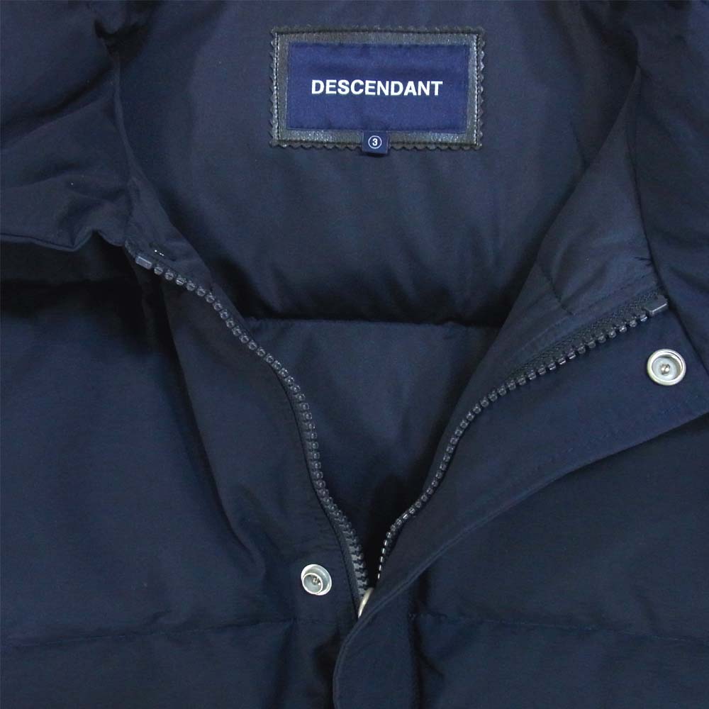 DESCENDANT ディセンダント 17AW 172WVDS-JKM03 MOUNTAIN HAT DOWN JACKET マウンテン ハット ダウンジャケット ネイビー系 L【美品】【中古】