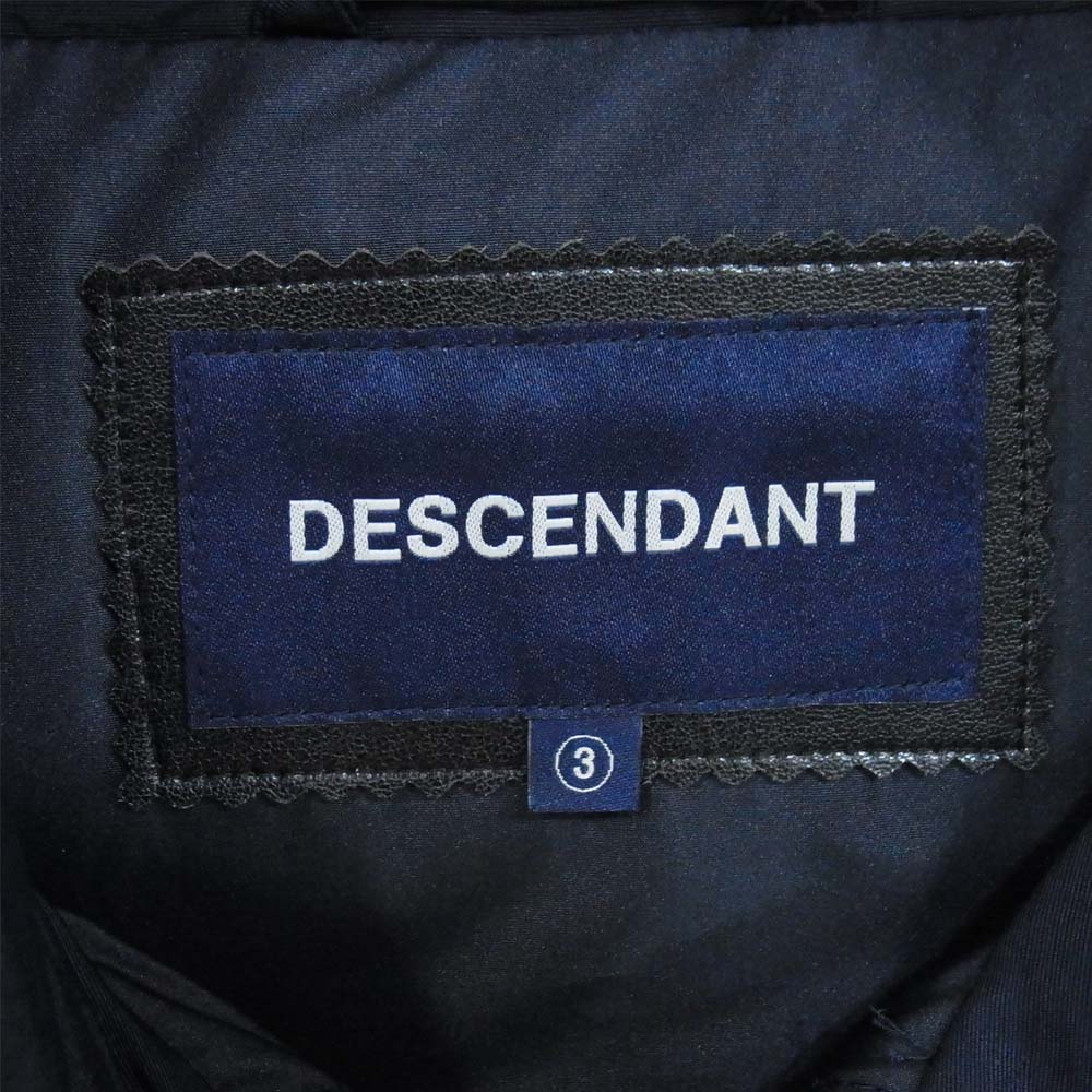 DESCENDANT ディセンダント 17AW 172WVDS-JKM03 MOUNTAIN HAT DOWN JACKET マウンテン ハット ダウンジャケット ネイビー系 L【美品】【中古】