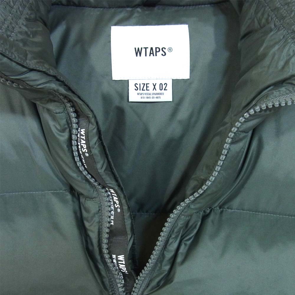 WTAPS ダブルタップス 19AW 192BRDT-JKM04 EX39 BIVOUAC JACKET ダウン ジャケット オリーブ系 2【美品】【中古】