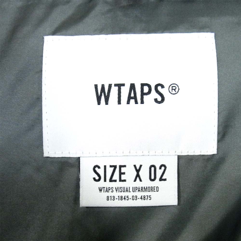 WTAPS ダブルタップス 19AW 192BRDT-JKM04 EX39 BIVOUAC JACKET ダウン ジャケット オリーブ系 2【美品】【中古】