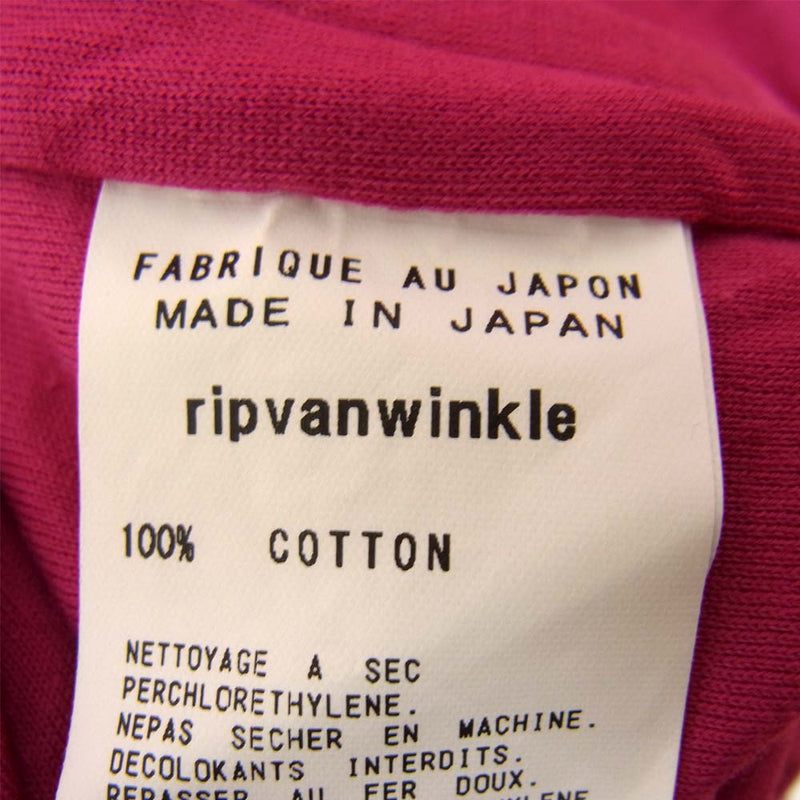 ripvanwinkle リップヴァンウィンクル RM-1905 カットソー ピンク ピンク系 5【極上美品】【中古】