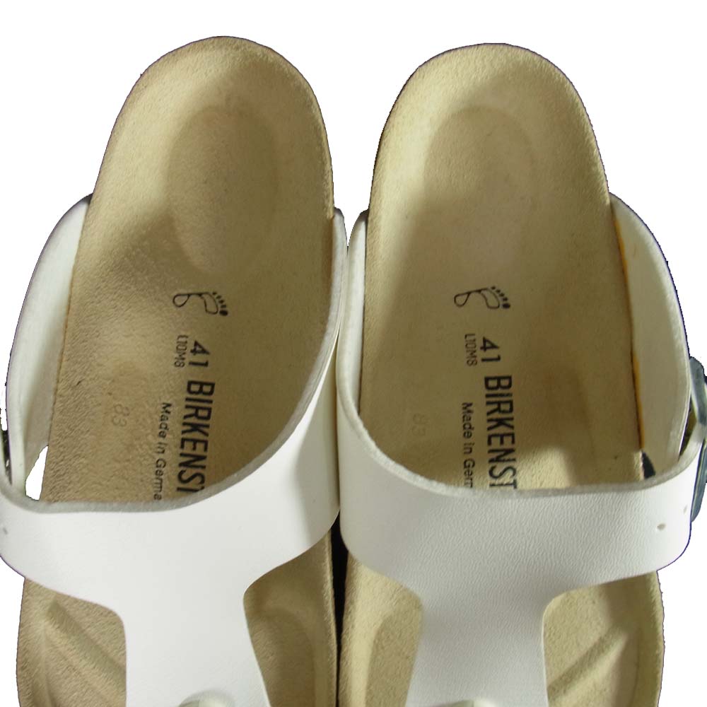 BIRKENSTOCK ビルケンシュトック Ramses サンダル ホワイト系 41【新古品】【未使用】【中古】