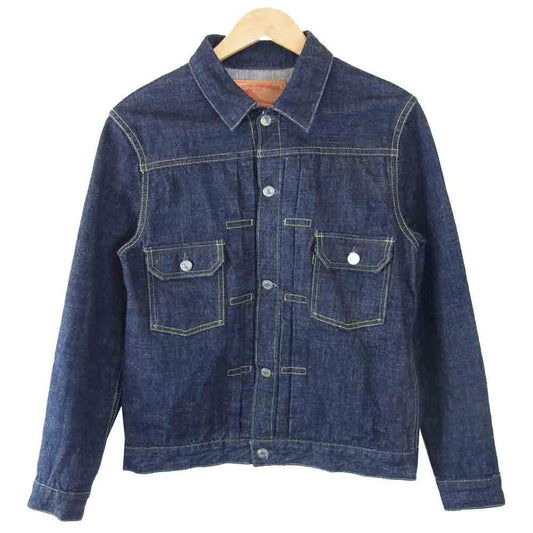 FOB FACTORY エフオービーファクトリー F2378 2nd セルビッチ デニムジャケット インディゴブルー系 38【中古】