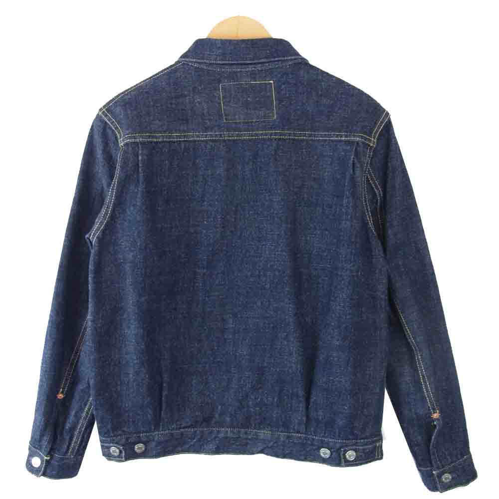 FOB FACTORY エフオービーファクトリー F2378 2nd セルビッチ デニムジャケット インディゴブルー系 38【中古】