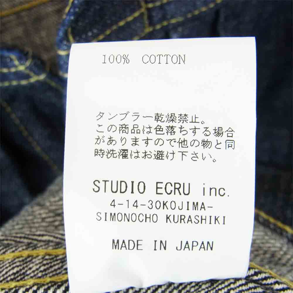 FOB FACTORY エフオービーファクトリー F2378 2nd セルビッチ デニムジャケット インディゴブルー系 38【中古】