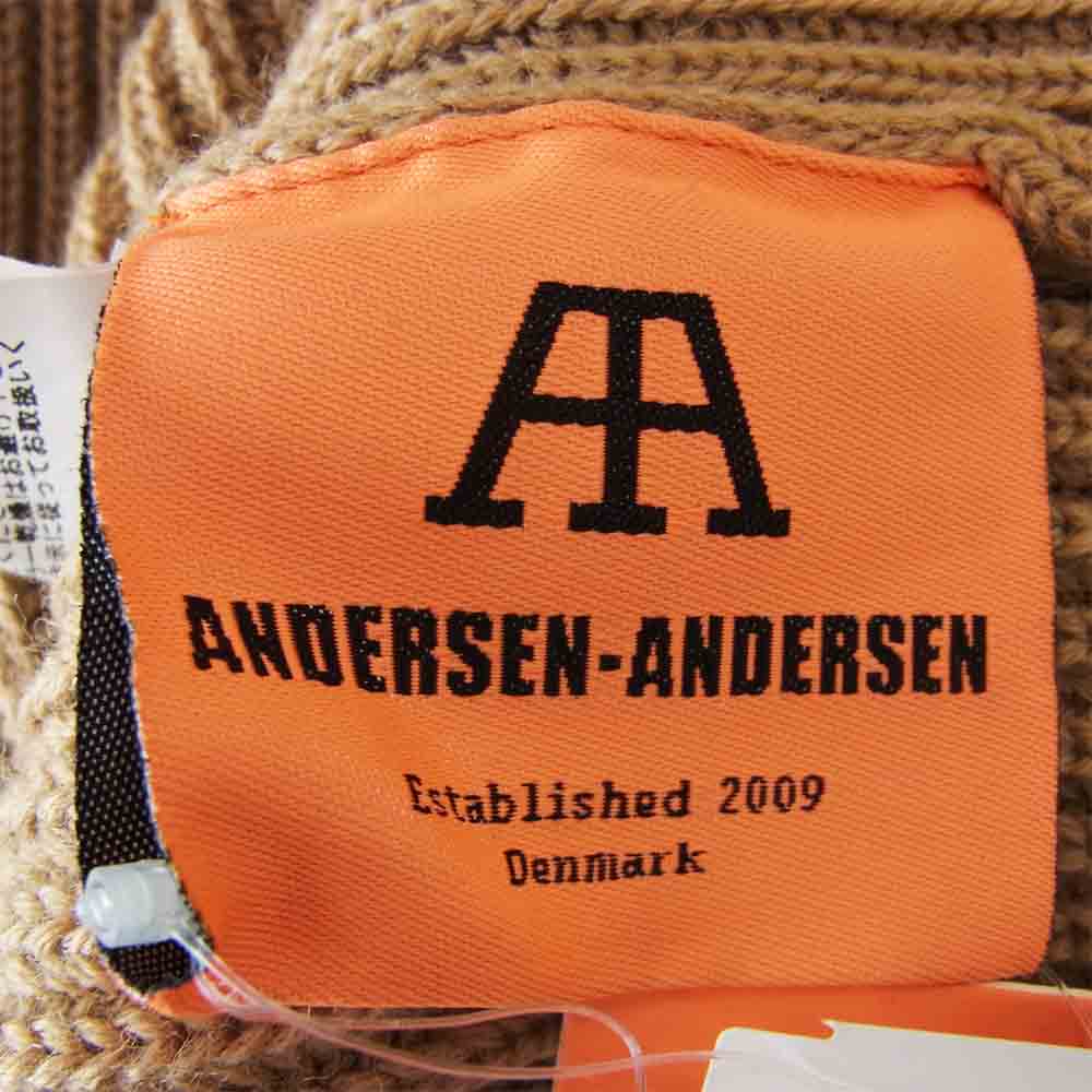 アンデルセンアンデルセン クルーネック ウール ニット ベージュ系 S【新古品】【未使用】【中古】