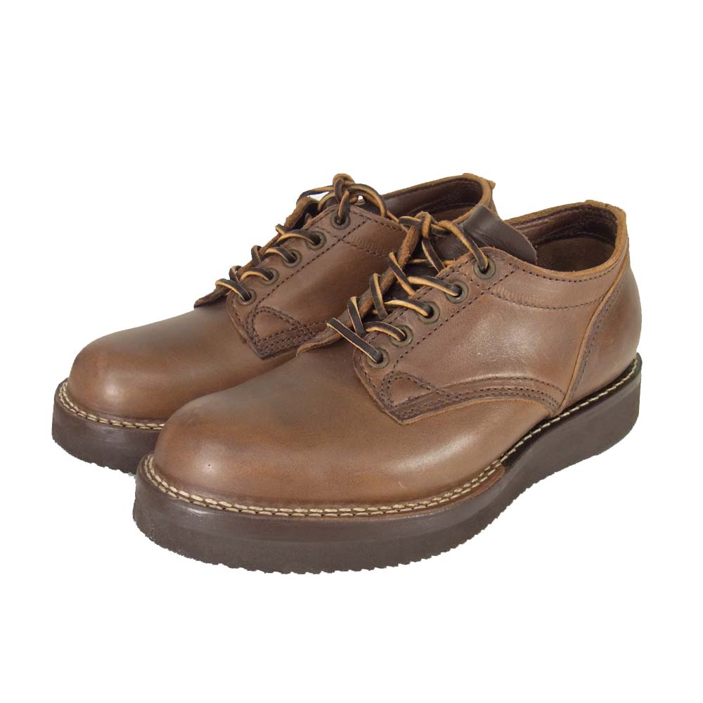 VIBERG ヴァイバーグ 145 OLD OXFORD オックスフォード シューズ ブーツ ブラウン系 7【美品】【中古】