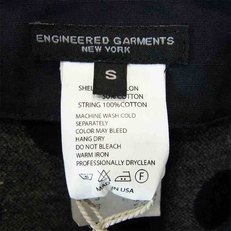 Engineered Garments エンジニアードガーメンツ 16AW  Chester Coat Polka Dot Jacquard コート ネイビー系 S【美品】【中古】