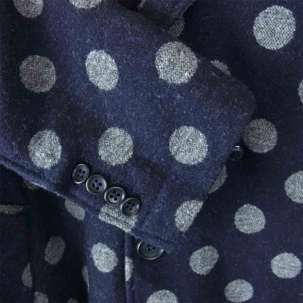 Engineered Garments エンジニアードガーメンツ 16AW  Chester Coat Polka Dot Jacquard コート ネイビー系 S【美品】【中古】