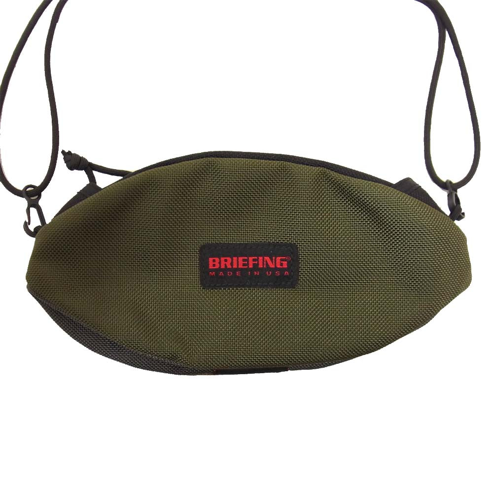 BRIEFING ブリーフィング 20TH ANNIVERSARY PROLATE POUCH CRAZY カーキ系【新古品】【未使用】【中古】