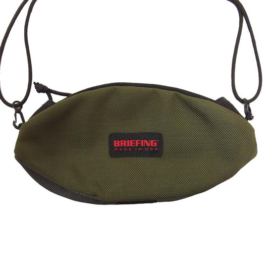 BRIEFING ブリーフィング 20TH ANNIVERSARY PROLATE POUCH CRAZY カーキ系【新古品】【未使用】【中古】