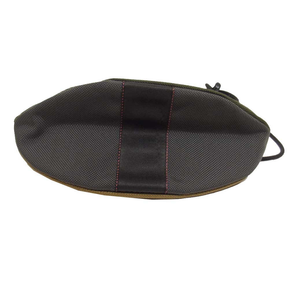 BRIEFING ブリーフィング 20TH ANNIVERSARY PROLATE POUCH CRAZY カーキ系【新古品】【未使用】【中古】