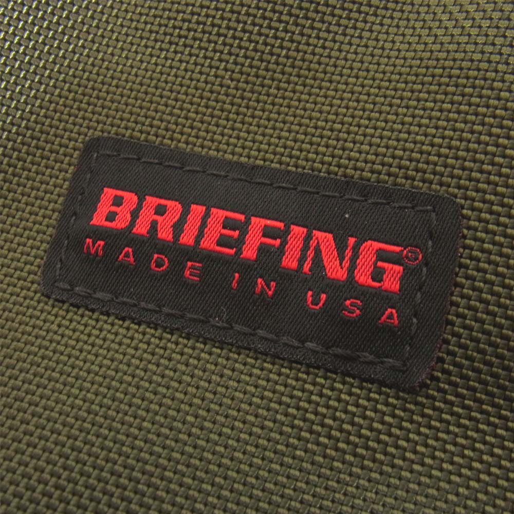 BRIEFING ブリーフィング 20TH ANNIVERSARY PROLATE POUCH CRAZY カーキ系【新古品】【未使用】【中古】
