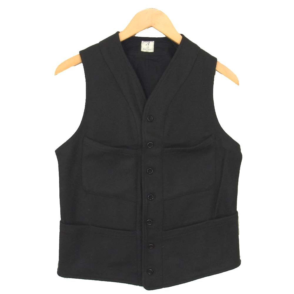 アナトミカ SAGAN VEST サガン ベスト ウール ダークグレー系 S【美品】【中古】