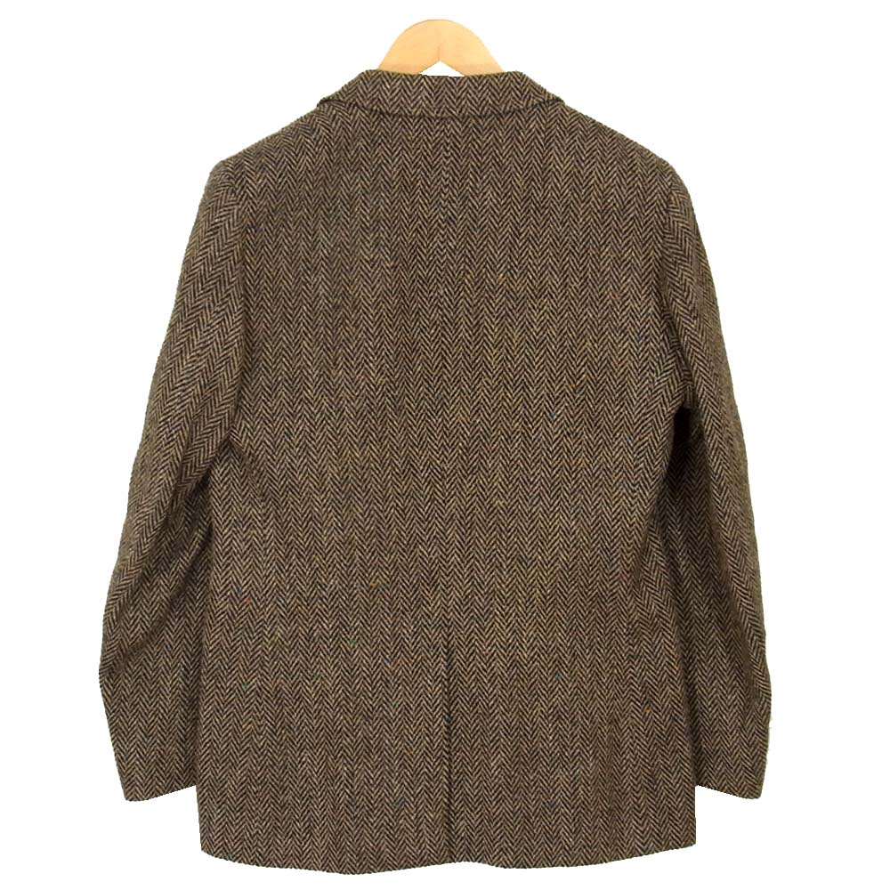 アナトミカ 530-552-08 DUNN JACKET ヘリンボーン ウール ジャケット ブラウン系 40【新古品】【未使用】【中古】
